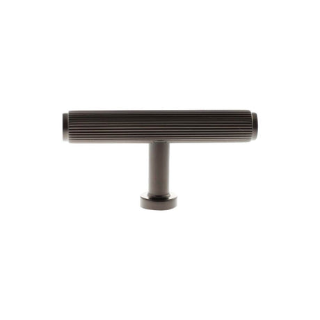 Millhouse Brass Cabinet Hardware Urban Dark Bronze / Cabinet Knobs Millhouse Brass Battersea Linear T-Bar Cabinet Knob Handle - Urban Dark Bronze