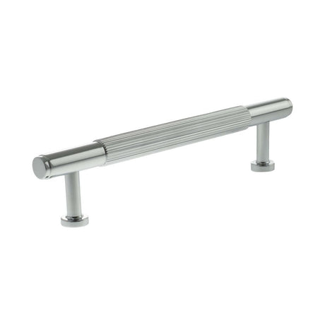 Millhouse Brass Cabinet Hardware Polished Chrome / Cabinet Pull Handles Millhouse Brass Battersea Linear T-Bar Cabinet Pull Handle 128mm - Polished Chrome