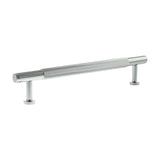 Millhouse Brass Cabinet Hardware Polished Chrome / Cabinet Pull Handles Millhouse Brass Battersea Linear T-Bar Cabinet Pull Handle 160mm - Polished Chrome