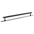 Quality image of Millhouse Brass Battersea Linear T-Bar Cabinet Pull Handle on Backplate 320mm - Matt Black | Sku. mhclb17320mb | available from Trade Door Handles.