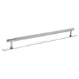 Quality image of Millhouse Brass Battersea Linear T-Bar Cabinet Pull Handle on Backplate 320mm - Polished Chrome | Sku. mhclb17320pc | available from Trade Door Handles.