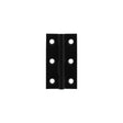 Quality image of Millhouse Brass Cabinet Butt Hinges 50mm x 28mm x 2mm - Matt Black | Sku. mhbh50mb | available from Trade Door Handles.