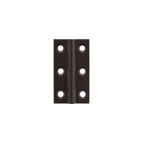 Millhouse Brass Cabinet Hardware Urban Dark Bronze / Cabinet Hinges / 2" (51mm) Millhouse Brass Cabinet Butt Hinges 50mm x 28mm x 2mm - Urban Dark Bronze