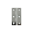 Quality image of Millhouse Brass Cabinet Butt Hinges 64mm x 35mm x 2mm - Polished Chrome | Sku. mhbh64pc | available from Trade Door Handles.