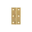 Quality image of Millhouse Brass Cabinet Butt Hinges 64mm x 35mm x 2mm - Satin Brass | Sku. mhbh64sb | available from Trade Door Handles.