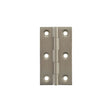 Quality image of Millhouse Brass Cabinet Butt Hinges 64mm x 35mm x 2mm - Satin Nickel | Sku. mhbh64sn | available from Trade Door Handles.