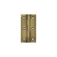 Quality image of Millhouse Brass Cabinet Butt Hinges 75mm x 41mm x 2mm - Antique Brass | Sku. mhbh75ab | available from Trade Door Handles.