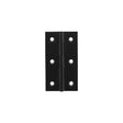 Quality image of Millhouse Brass Cabinet Butt Hinges 75mm x 41mm x 2mm - Matt Black | Sku. mhbh75mb | available from Trade Door Handles.