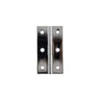 Quality image of Millhouse Brass Cabinet Butt Hinges 75mm x 41mm x 2mm - Polished Chrome | Sku. mhbh75pc | available from Trade Door Handles.