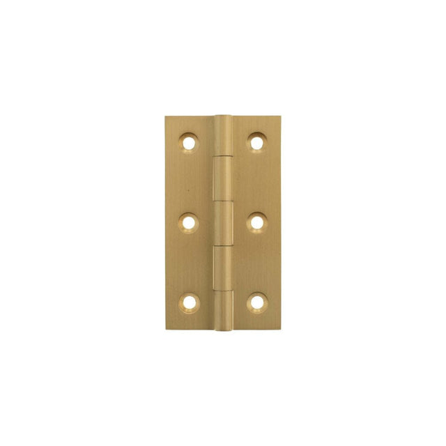 Millhouse Brass Cabinet Hardware Satin Brass / Cabinet Hinges / 3" (76mm) Millhouse Brass Cabinet Butt Hinges 75mm x 41mm x 2mm - Satin Brass