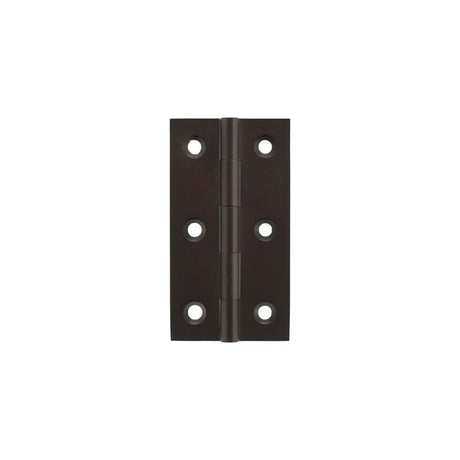 Millhouse Brass Cabinet Hardware Urban Dark Bronze / Cabinet Hinges / 3" (76mm) Millhouse Brass Cabinet Butt Hinges 75mm x 41mm x 2mm - Urban Dark Bronze