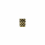 Millhouse Brass Cabinet Hardware Antique Brass / Cabinet Knobs Millhouse Brass Chrysler Diamond Cylinder Cabinet Knob Handle - Antique Brass