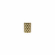 Quality image of Millhouse Brass Chrysler Diamond Cylinder Cabinet Knob Handle - Satin Brass | Sku. mhcd1420sb | available from Trade Door Handles.