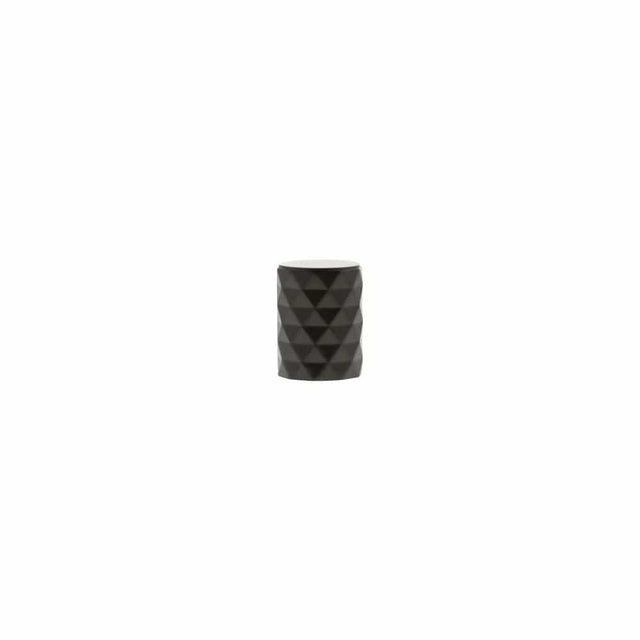 Millhouse Brass Cabinet Hardware Urban Dark Bronze / Cabinet Knobs Millhouse Brass Chrysler Diamond Cylinder Cabinet Knob Handle - Urban Dark Bronze