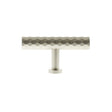 Quality image of Millhouse Brass Chrysler Diamond T-Bar Cabinet Knob Handle - Satin Nickel | Sku. mhcd1675sn | available from Trade Door Handles.