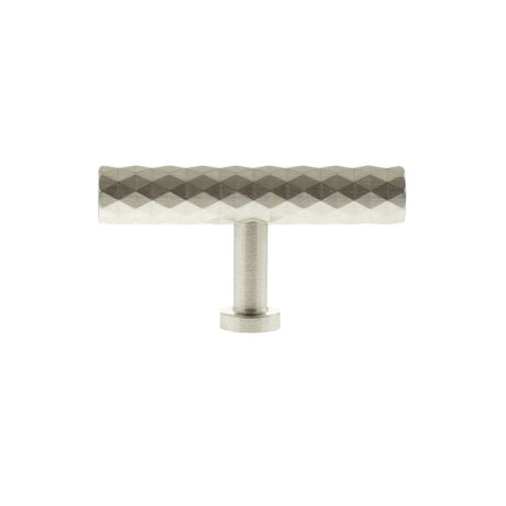 Millhouse Brass Cabinet Hardware Satin Nickel / Cabinet Knobs Millhouse Brass Chrysler Diamond T-Bar Cabinet Knob Handle - Satin Nickel