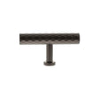 Quality image of Millhouse Brass Chrysler Diamond T-Bar Cabinet Knob Handle - Urban Dark Bronze | Sku. mhcd1675udb | available from Trade Door Handles.