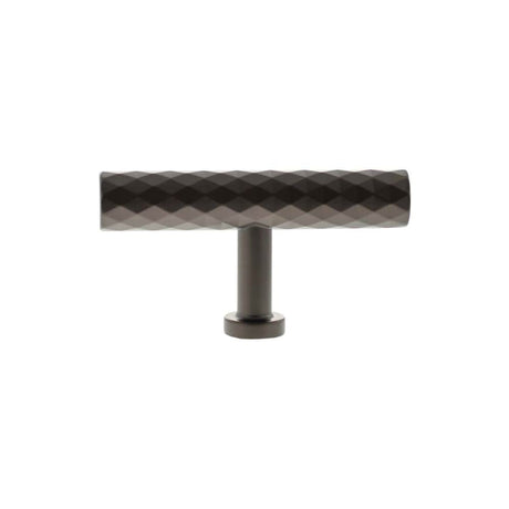 Millhouse Brass Cabinet Hardware Urban Dark Bronze / Cabinet Knobs Millhouse Brass Chrysler Diamond T-Bar Cabinet Knob Handle - Urban Dark Bronze