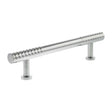 Quality image of Millhouse Brass Chrysler Diamond T-Bar Cabinet Pull Handle 128mm - Polished Chrome | Sku. mhcd17128pc | available from Trade Door Handles.