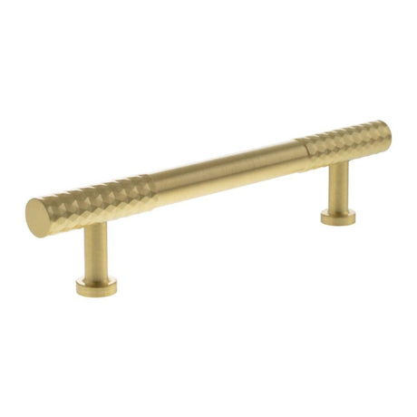 Millhouse Brass Cabinet Hardware Satin Brass / Cabinet Pull Handles Millhouse Brass Chrysler Diamond T-Bar Cabinet Pull Handle 128mm - Satin Brass