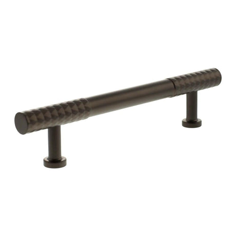 Millhouse Brass Cabinet Hardware Urban Dark Bronze / Cabinet Pull Handles Millhouse Brass Chrysler Diamond T-Bar Cabinet Pull Handle 128mm - Urban Dark Bronze