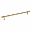 Quality image of Millhouse Brass Chrysler Diamond T-Bar Cabinet Pull Handle 320mm - Satin Brass | Sku. mhcd17320sb | available from Trade Door Handles.