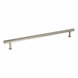 Quality image of Millhouse Brass Chrysler Diamond T-Bar Cabinet Pull Handle 320mm - Satin Nickel | Sku. mhcd17320sn | available from Trade Door Handles.