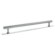 Quality image of Millhouse Brass Chrysler Diamond T-Bar Cabinet Pull Handle on Backplate 320mm - Polished Chrome | Sku. mhcdb17320pc | available from Trade Door Handles.