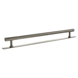 Millhouse Brass Cabinet Hardware Satin Nickel / Cabinet Pull Handles Millhouse Brass Chrysler Diamond T-Bar Cabinet Pull Handle on Backplate 320mm - Satin Nickel