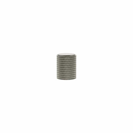 Millhouse Brass Cabinet Hardware Satin Nickel / Cabinet Knobs Millhouse Brass Eiffel Knurled Cylinder Cabinet Knob Handle - Satin Nickel