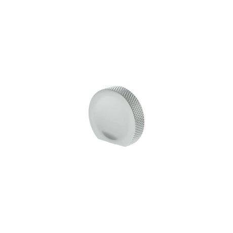 Millhouse Brass Cabinet Hardware Polished Chrome / Cabinet Knobs Millhouse Brass Eiffel Knurled Finger Pull Cabinet Knob Handle - Polished Chrome
