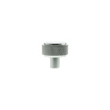 Millhouse Brass Cabinet Hardware Polished Chrome / Cabinet Knobs Millhouse Brass Eiffel Knurled Round Cabinet Knob Handle - Polished Chrome