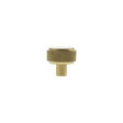 Quality image of Millhouse Brass Eiffel Knurled Round Cabinet Knob Handle - Satin Brass | Sku. mhck1532sb | available from Trade Door Handles.