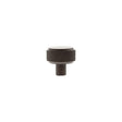 Quality image of Millhouse Brass Eiffel Knurled Round Cabinet Knob Handle - Urban Dark Bronze | Sku. mhck1532udb | available from Trade Door Handles.