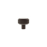 Millhouse Brass Cabinet Hardware Urban Dark Bronze / Cabinet Knobs Millhouse Brass Eiffel Knurled Round Cabinet Knob Handle - Urban Dark Bronze