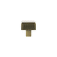 Quality image of Millhouse Brass Eiffel Knurled Square Cabinet Knob Handle - Antique Brass | Sku. mhck1230ab | available from Trade Door Handles.