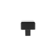 Quality image of Millhouse Brass Eiffel Knurled Square Cabinet Knob Handle - Matt Black | Sku. mhck1230mb | available from Trade Door Handles.