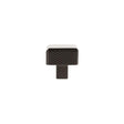 Quality image of Millhouse Brass Eiffel Knurled Square Cabinet Knob Handle - Urban Dark Bronze | Sku. mhck1230udb | available from Trade Door Handles.
