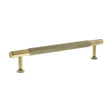 Quality image of Millhouse Brass Eiffel Knurled T-Bar Cabinet Pull Handle 160mm - Antique Brass | Sku. mhck17160ab | available from Trade Door Handles.