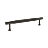 Millhouse Brass Cabinet Hardware Urban Dark Bronze / Cabinet Pull Handles Millhouse Brass Eiffel Knurled T-Bar Cabinet Pull Handle 160mm - Urban Dark Bronze