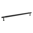 Quality image of Millhouse Brass Eiffel Knurled T-Bar Cabinet Pull Handle 320mm - Matt Black | Sku. mhck17320mb | available from Trade Door Handles.