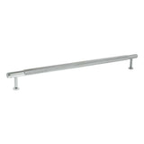 Millhouse Brass Cabinet Hardware Polished Chrome / Cabinet Pull Handles Millhouse Brass Eiffel Knurled T-Bar Cabinet Pull Handle 320mm - Polished Chrome