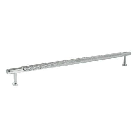 Millhouse Brass Cabinet Hardware Polished Chrome / Cabinet Pull Handles Millhouse Brass Eiffel Knurled T-Bar Cabinet Pull Handle 320mm - Polished Chrome