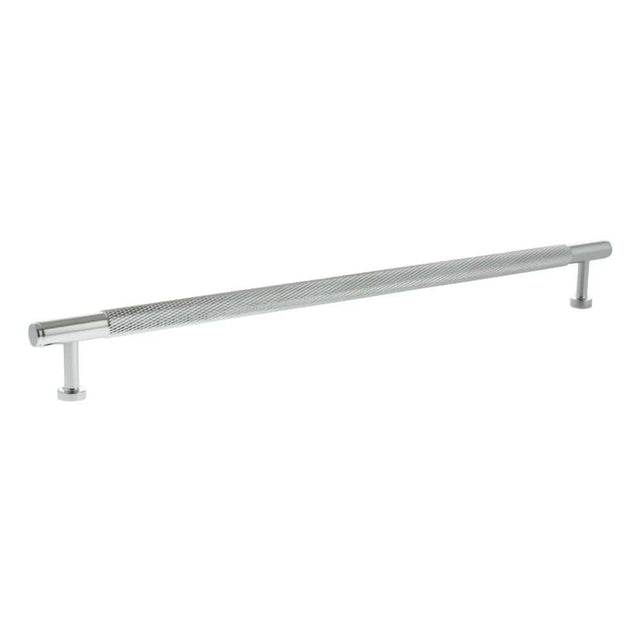 Millhouse Brass Cabinet Hardware Polished Chrome / Cabinet Pull Handles Millhouse Brass Eiffel Knurled T-Bar Cabinet Pull Handle 320mm - Polished Chrome
