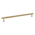 Quality image of Millhouse Brass Eiffel Knurled T-Bar Cabinet Pull Handle 320mm - Satin Brass | Sku. mhck17320sb | available from Trade Door Handles.
