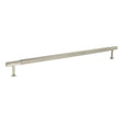 Quality image of Millhouse Brass Eiffel Knurled T-Bar Cabinet Pull Handle 320mm - Satin Nickel | Sku. mhck17320sn | available from Trade Door Handles.