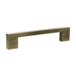 Quality image of Millhouse Brass Empire Slim Cabinet Pull Handle 128mm - Antique Brass | Sku. mhcn17128ab | available from Trade Door Handles.