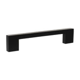 Millhouse Brass Cabinet Hardware Matt Black / Cabinet Pull Handles Millhouse Brass Empire Slim Cabinet Pull Handle 128mm - Matt Black