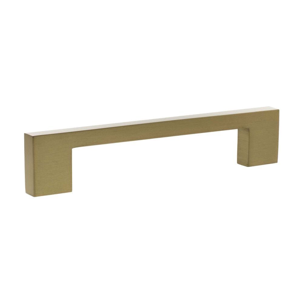 Millhouse Brass Cabinet Hardware Satin Brass / Cabinet Pull Handles Millhouse Brass Empire Slim Cabinet Pull Handle 128mm - Satin Brass
