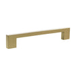 Quality image of Millhouse Brass Empire Slim Cabinet Pull Handle 160mm - Satin Brass | Sku. mhcn17160sb | available from Trade Door Handles.